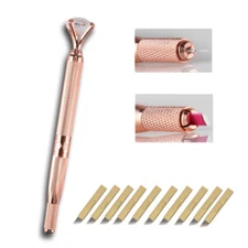 Tebori Microblading Pen Permanent Makeup Manual Eyebrow Tattoo Pen with Blades