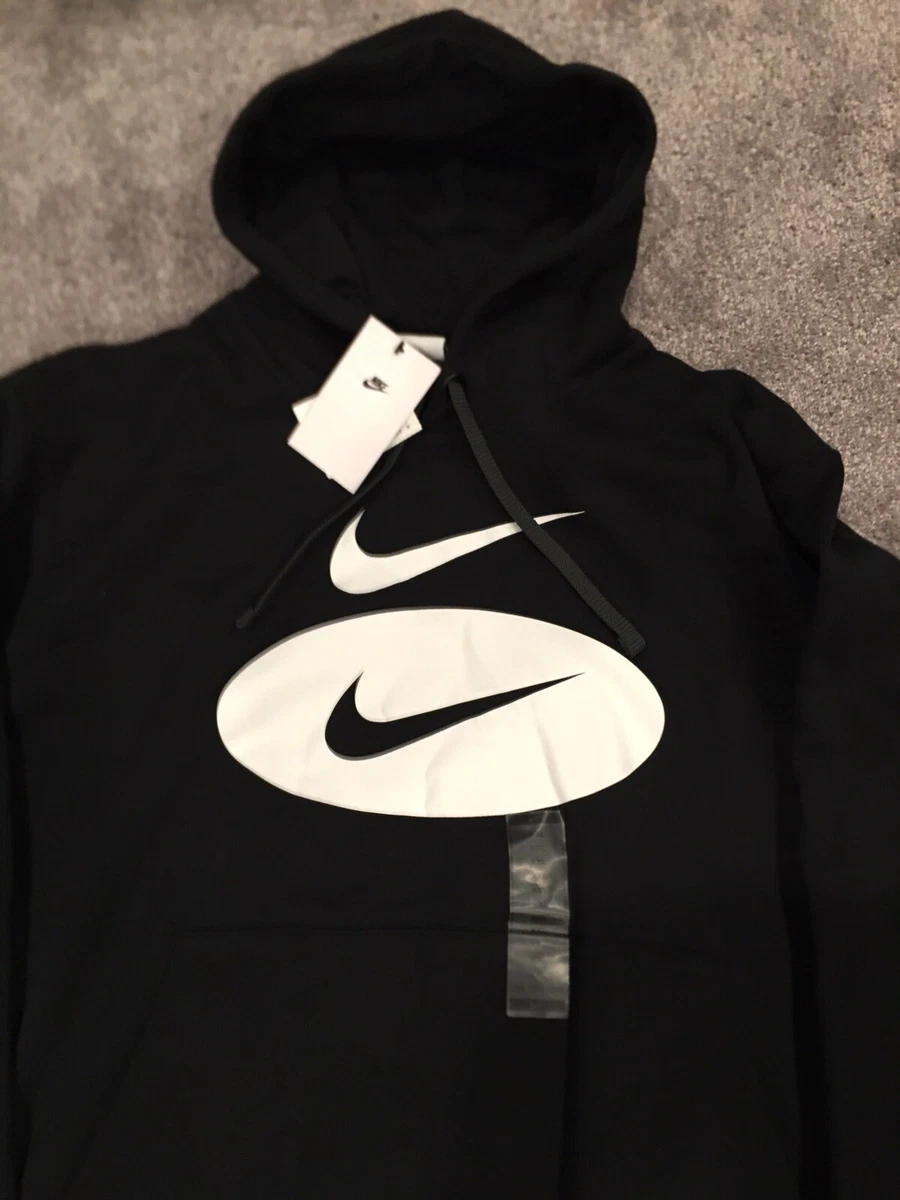 Pull nike 2025 double swoosh noir