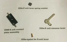 Lionel E-Unit Repair  kit contact plate, spring washer, steam lever, 259E eyelet