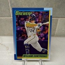 2025 Topps Series 2 - 1990 Topps Baseball William Contreras #90B2-17 Pink