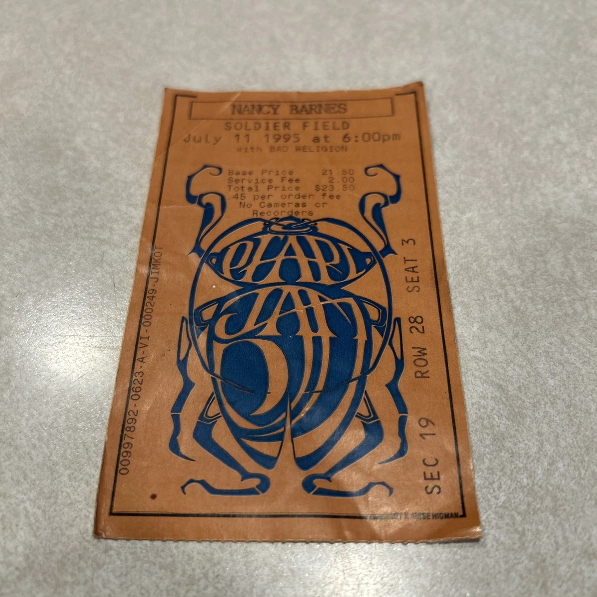 Pearl Jam Memorabilia for sale | eBay
