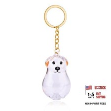 Pet Memorial Gifts for Cats Dogs Fur Keepsake Keychain Dog Cat Hair Color 1