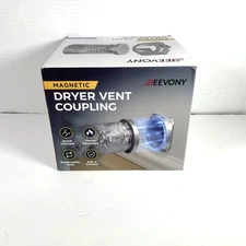 JEEVONY Magnetic Dryer Vent Coupling DV180 Airtight Seal Dryer Vent NEW