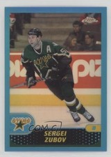 2001-02 Topps Chrome Refractor Sergei Zubov #17 HOF 6m1