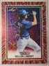 2025 Leaf Vivid Baseball Kellon Lindsey Base Red Prismatic Parallel SP #(01/01) 