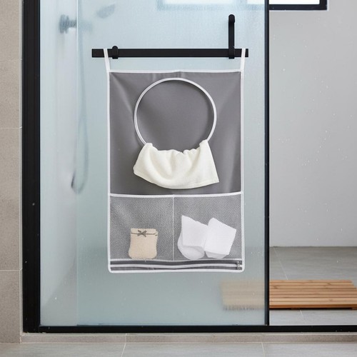 Hanging Laundry Hamper Space Saving over Door Laundry Bag Wide Opening - Afbeelding 6 van 10