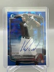 2025 1st Bowman Draft Chrome Sapphire Ref Kayson Cunningham Auto 086/199 RC SP