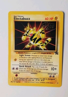 Electabuzz WB Pokemon The 1st Movie Promo  WOTC Vintage 1999 Original Stamped
