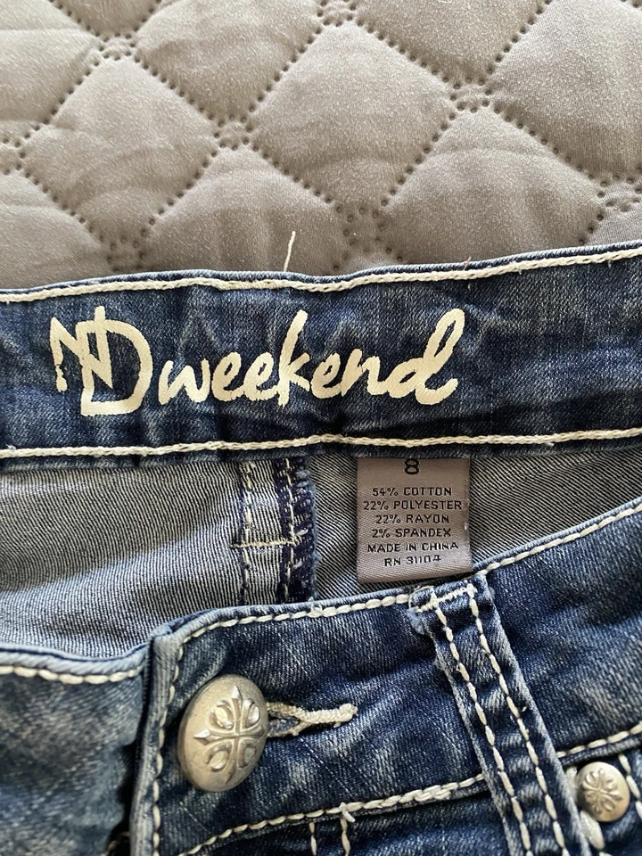Pantalones de mezclilla para mujer New Direction Weekend talla 8 Foto 3 de 4