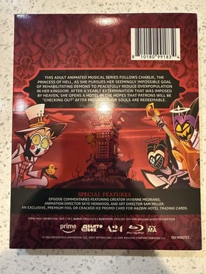 Hazbin Hotel Season 1 Blu-Ray - 2 Disc set Fold-Out Poster, New