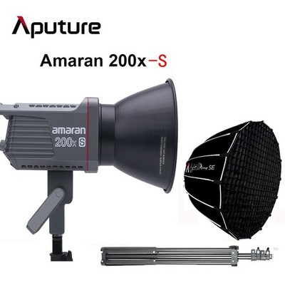 Amaran 200X S 200W 2700-6500K LED-Videoleuchte + Light Dome SE + 2M Ständer