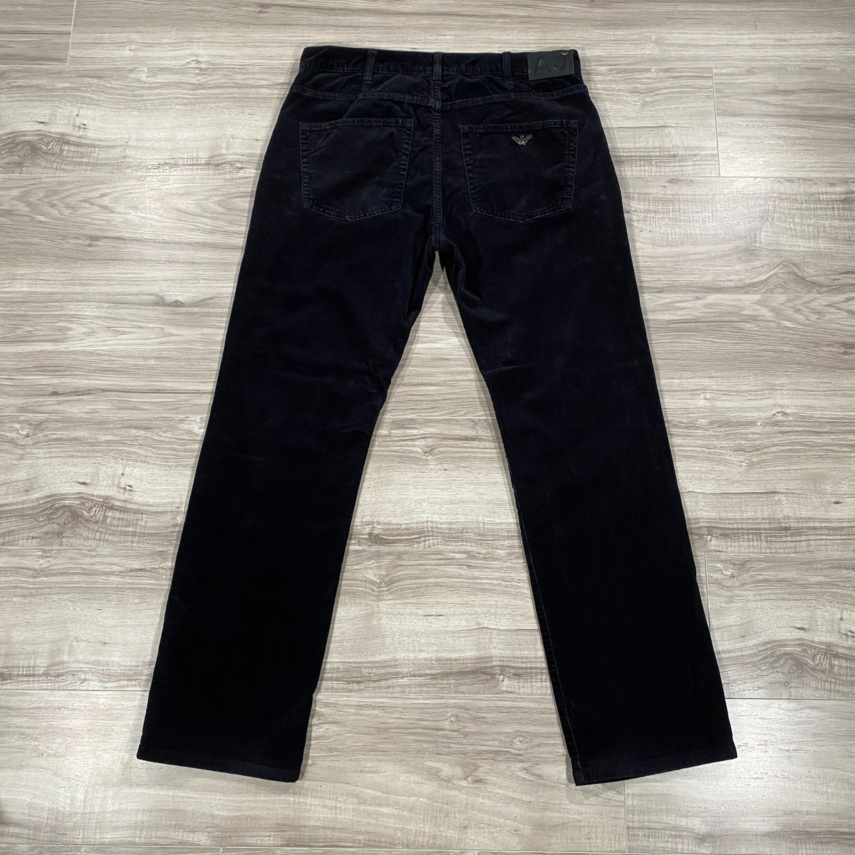 パンツ archive ARMANI JEANS baggy denims black 1990s Armani Black Archive Denim Jeans – Dolce Vita Hub
