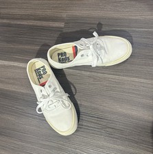 Pro Keds White Low Top Sneakers New Old Stock Women's 5.5, EUR 35.5 Big Kid 3.5Y