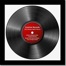 Creative Picture Frames- LP Vinyl Record Album Frame Display with LP Mat