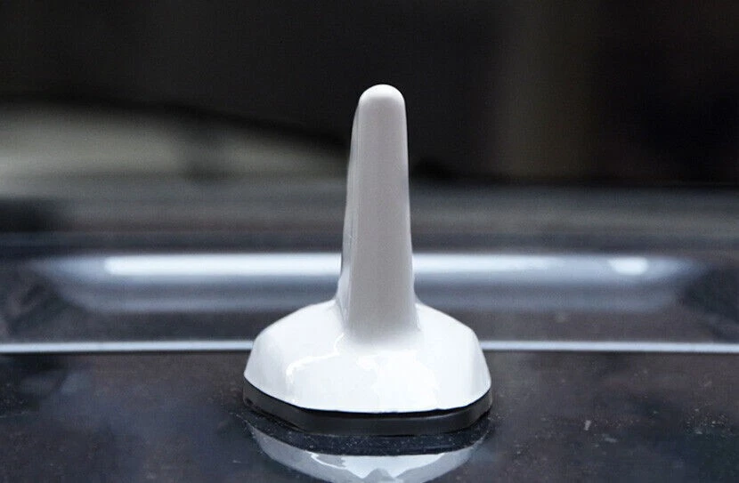 Antena de aleta de tiburón ABS blanca para techo de coche para Mercedes-Benz GLC 2016-2021 Foto 2 de 4