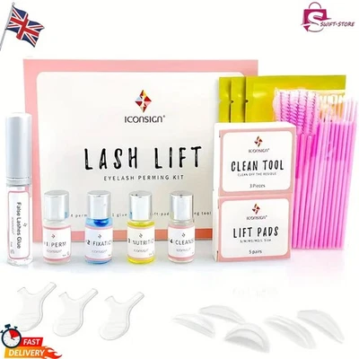 NEW Iconsign Complete Lash Lift Perming Kit Eyelash Extension Brow Lamination UK