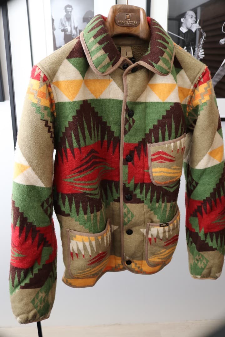 RRL native pattern fleece jacket - image 1