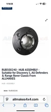 Range Rover Classic, LR Discovery I, Classic LR Defender Wheel Hub RU500240 New
