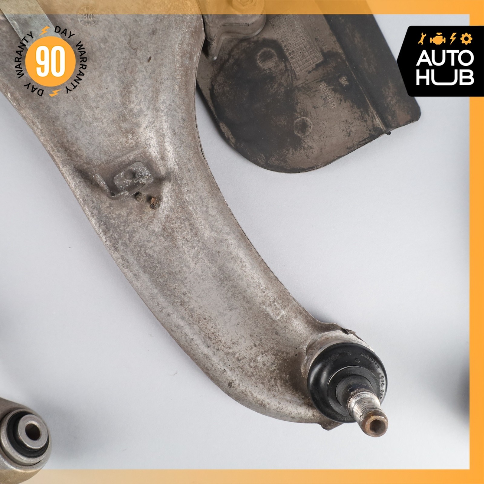 11-19 Maserati GranTurismo S M145 Rear Left Lower & Upper Control Arm Set OEM