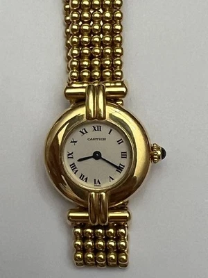 Vintage Cartier Colisee 18k Gold Ladies Watch Ref 8057911 Case 1485 TOP - Bild 1 von 4