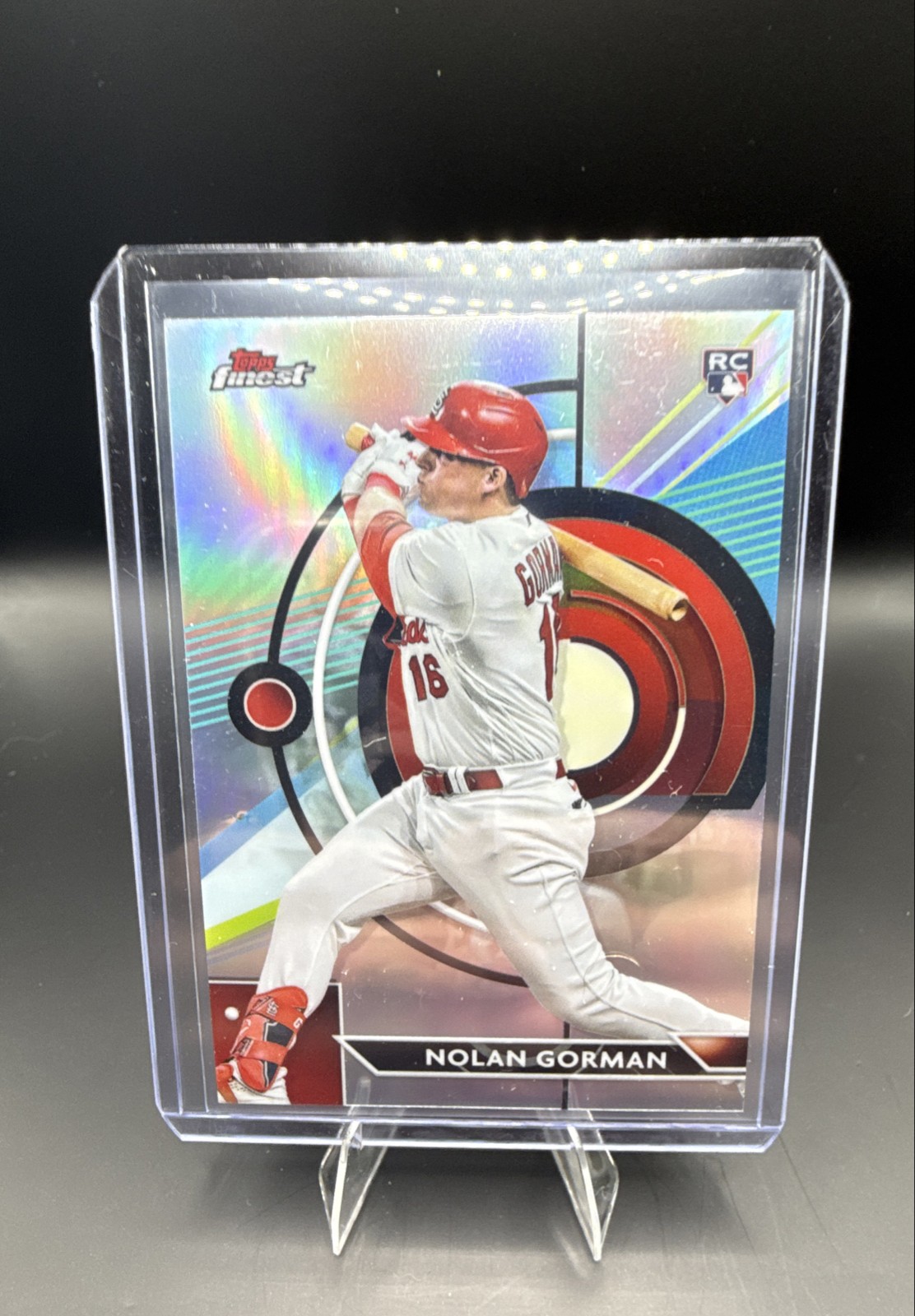 2023 Topps Finest - Nolan Gorman #92 Refractor (RC)