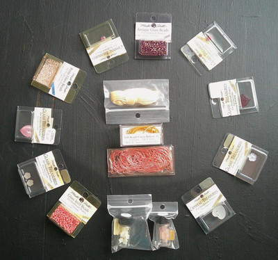 Mill Hill Petite Glass Beads Charms Lot Needlework Vintage Lot of 15