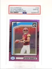 JAYDEN DANIELS 2024 DONRUSS OPTIC PREVIEW RATED ROOKIE PINK A RC PSA 10 Q0004