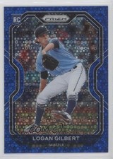 2021 Panini Prizm Blue Donut Circle Prizm 131/199 Logan Gilbert #93 y5m