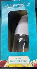 The Pioneer Woman Gourmet Cruet, Sweet Rose Pattern. 7" Tall, 5oz Capacity, NEW