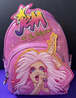 Loungefly Jem And The Holograms Light Up Mini Backpack NWT!
