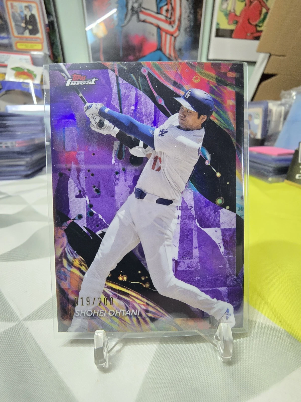 2024 Topps Finest Shohei Ohtani /200 Uncommon Purple #177 LA Dodgers