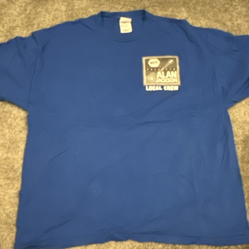 Vintage 2004 Alan Jackson Local Crew Tour Shirt By Napa XL