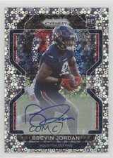 2021 Panini Prizm Rookie No Huddle Prizm Auto Brevin Jordan #417 Auto 1oa8
