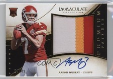 2014 Panini Immaculate Premium Rookie 24/49 Aaron Murray #PR-AM Patch Auto 3c4
