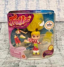 Trollz Trolls It’s A Hair Thing Doll Topaz Trollhopper Snow Collection 2005 New