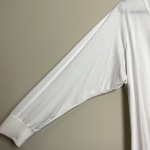 Torrid Girlfriend Signature Jersey V-Neck Long Sleeve Classic Tee White Sz 5X - Picture 4 of 6