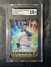 KEN GRIFFEY JR 2020 Topps Stadium Club Chrome Beam Team Gold 12/50 SGC 10 Gem
