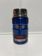 Thermos Stainless Steel Food Jar Vacuum-Insulated 24oz Blue
