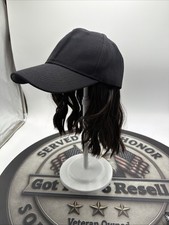 Women Adjustable Baseball Cap Hat Wig Hairpiece with Short Curly Hair/Small
