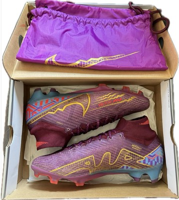 NIKE AIR ZOOM MERCURIAL SUPERFLY ELITE 9 FG MBAPPÉ DARK BEETROOT/GOLD Gr.45