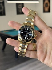 Rolex Submariner Date 18k Yellow Gold Black Dial - 116618LN (2013)