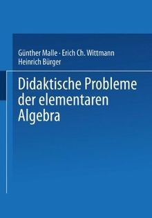 Didaktische Probleme der elementaren Algebra von not spe... | Buch | Zustand gut