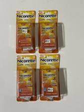 Nicorette Gum 4mg Fruit Chill 20 Pcs Each Exp: 5/27  6/27 Lot Of 4 Packs