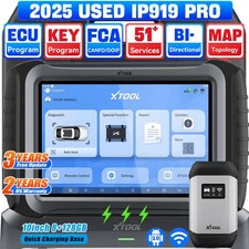 XTOOL IP919 PRO ECU Key Programming Tool Bidirectional OBD2 Scanner FCA AutoAuth