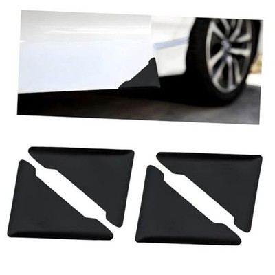 4 PCS Car Side Door Edge Guards, Anti-Collision Auto Side Door Black, 4 PCS