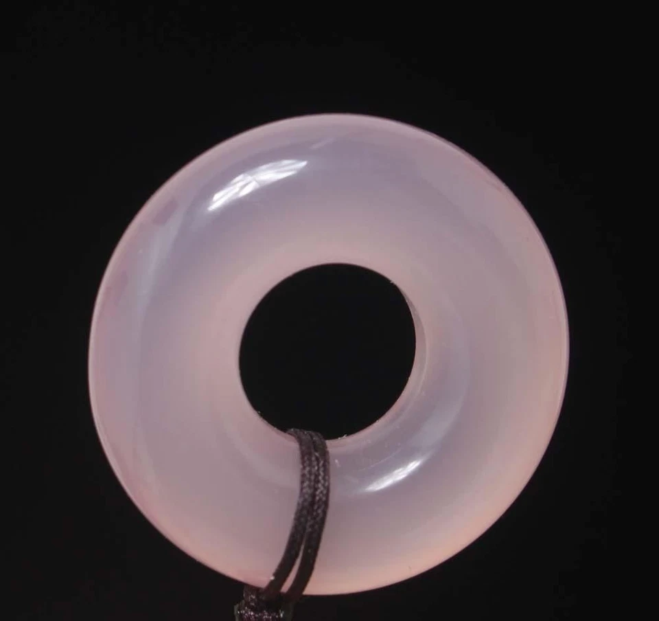 Colgante de ágata rosa china 5G A741 Foto 4 de 4