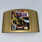 The Legend of Zelda: Majora’s Mask — Holographic Gold Cartridge (N64)