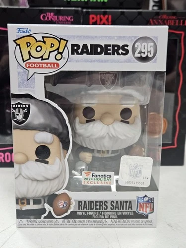 Funko Pop! NFL Raiders Santa #295 Fanatics Exclusive 2024