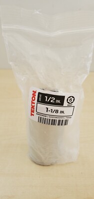 Tekton 1/2 Zoll x 1-1/8 Zoll tiefer 6-Punkt-Steckschlüssel