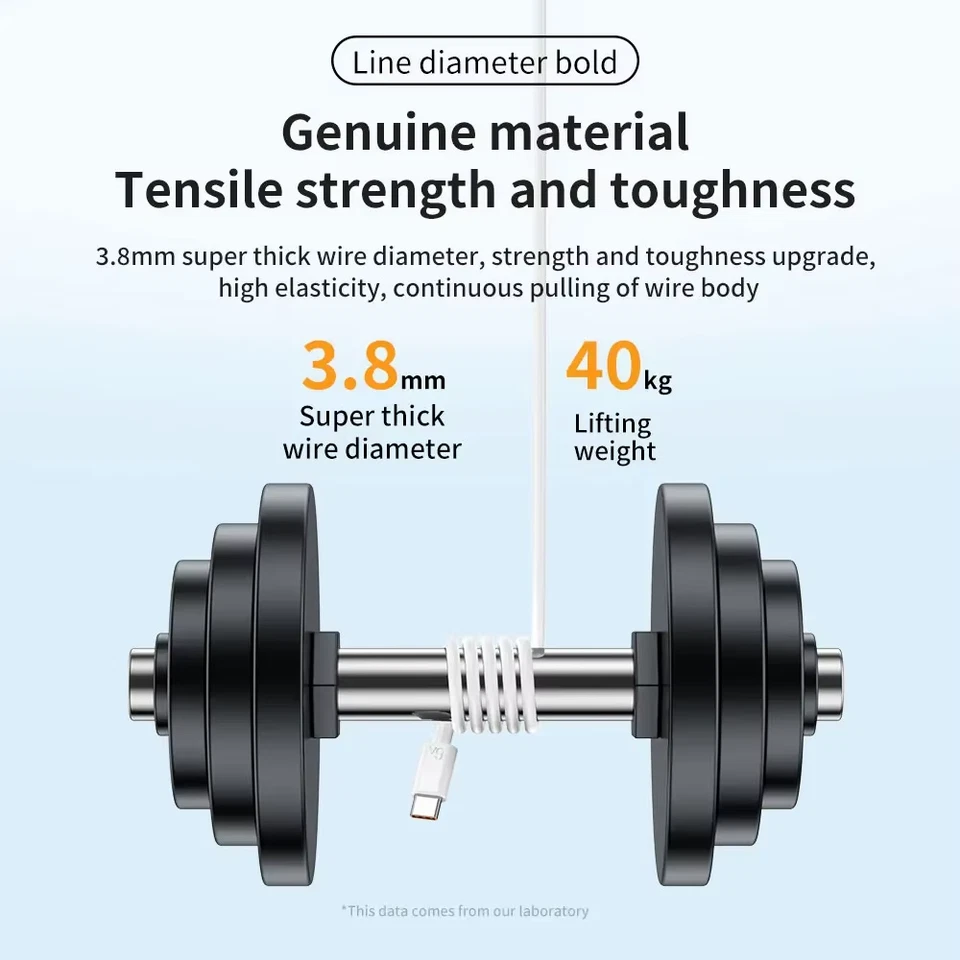 USB Type A to C Fast Charging Data Cable For Mobile Phone and tablets - Image 4 of 4